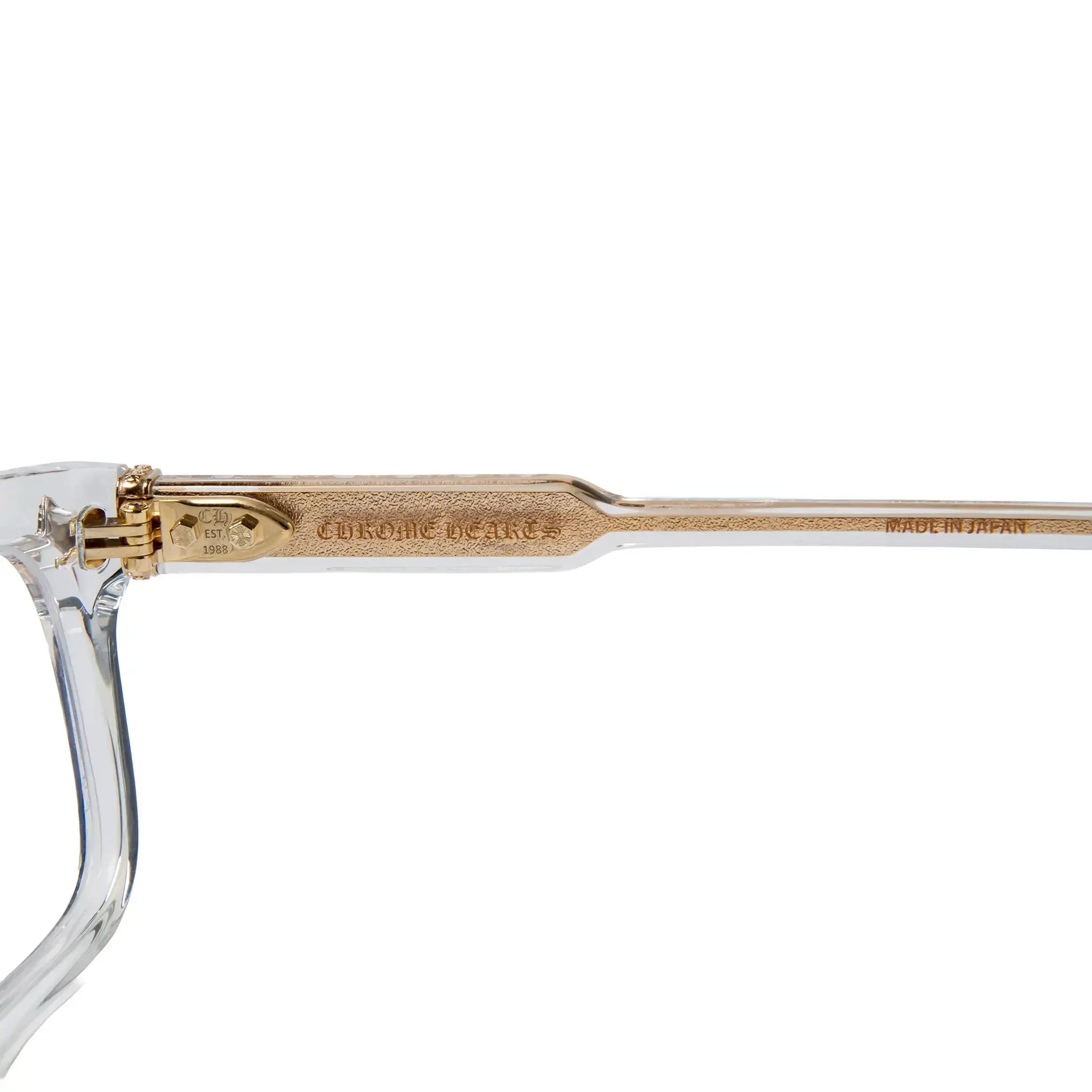 Detailed View Chrome Hearts Box Officer Crystal Sunglasses 174896_MAL